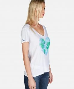 Lauren Moshi Short Sleeve Cruz World Love 14 Lauren Moshi Short Sleeve Cruz World Love