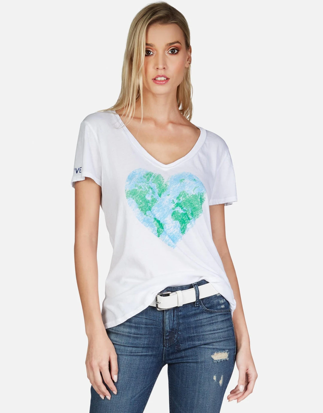 Lauren Moshi Short Sleeve Cruz World Love 3 Lauren Moshi Short Sleeve Cruz World Love