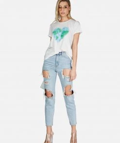 Lauren Moshi Short Sleeve Edda World Love