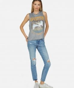 Lauren Moshi X Led Zeppelin Kinzington Led Zeppelin Tops