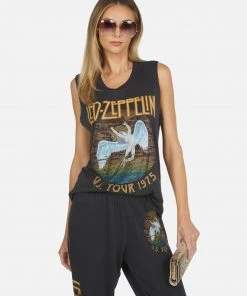 Lauren Moshi X Led Zeppelin Tops Kel Led Zeppelin