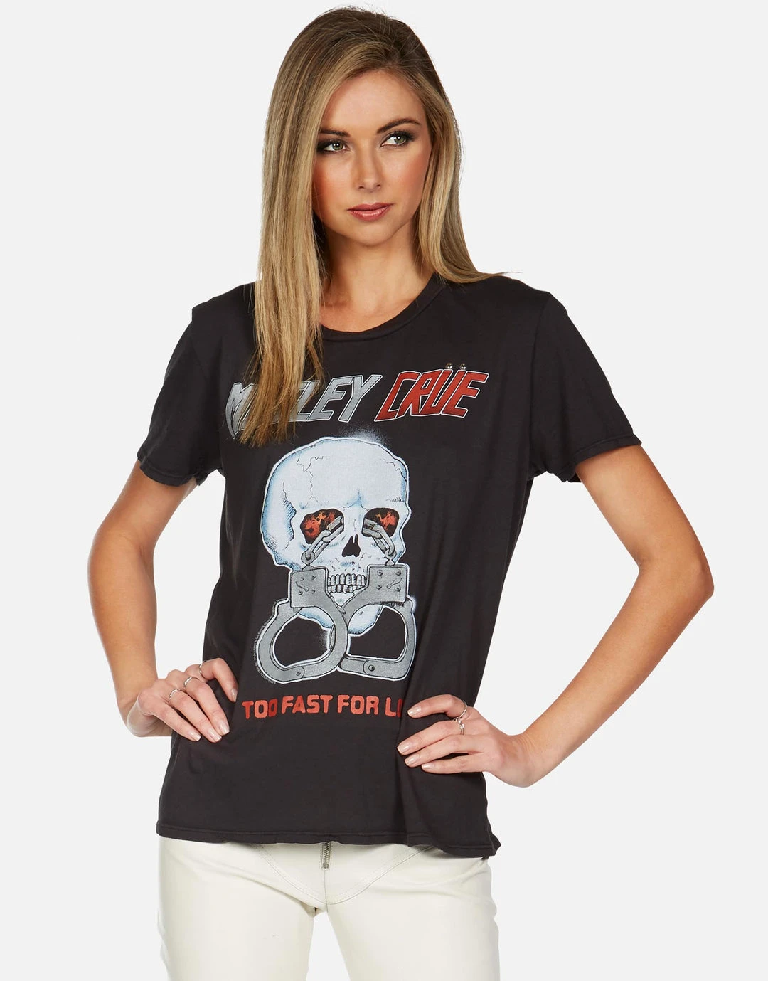 Lauren Moshi X Motley Crue Short Sleeve Wolf Too Fast For Love 4 Lauren Moshi X Motley Crue Short Sleeve Wolf Too Fast For Love