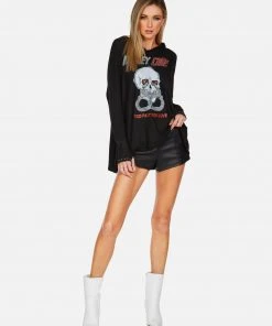 Lauren Moshi X Motley Crue Long Sleeve Wilma Too Fast For Love