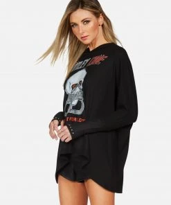 Lauren Moshi X Motley Crue Long Sleeve Wilma Too Fast For Love