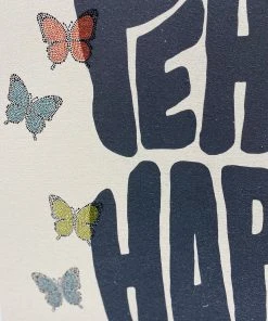 Lauren Moshi Canvas Crystal Love Butterfly